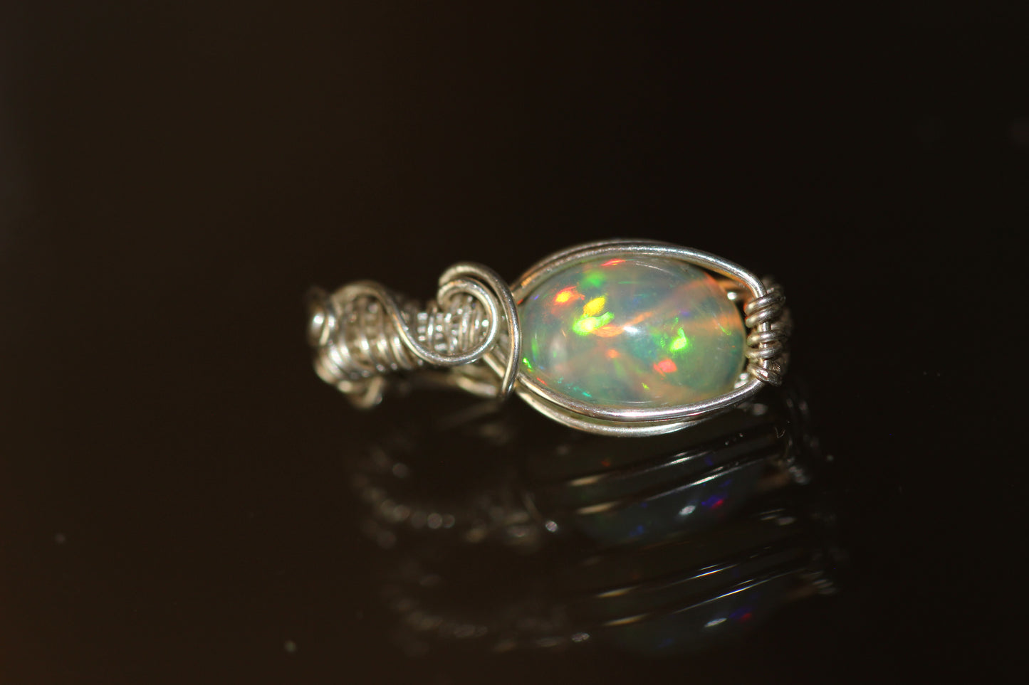 Opal Anhänger in 925 Silber