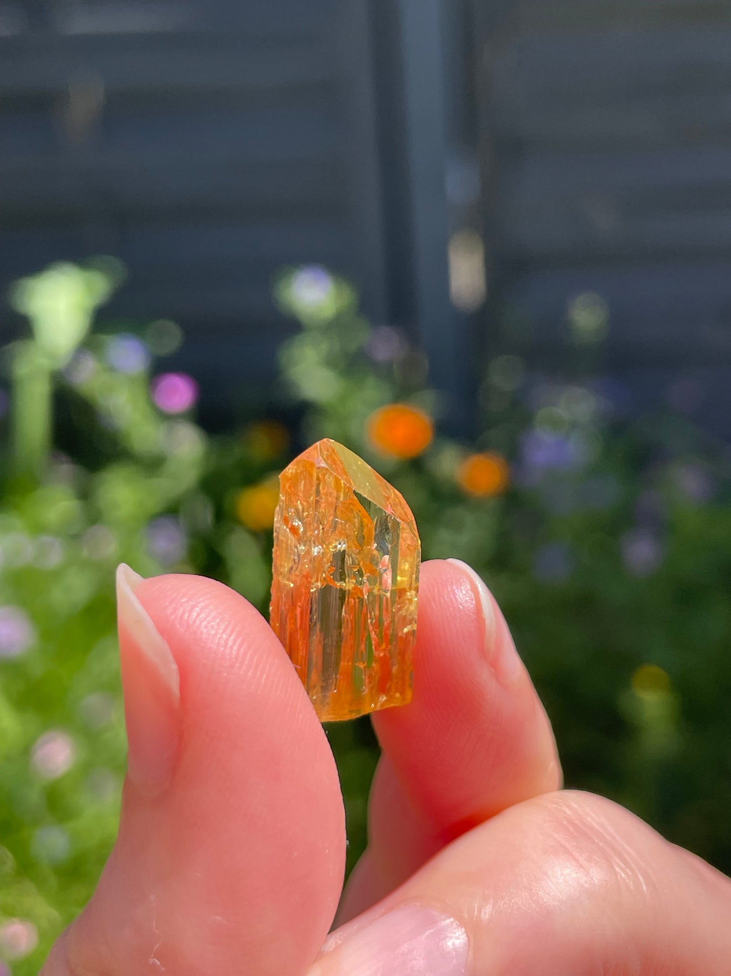 Imperial Topas mineral specimen aus Zambia