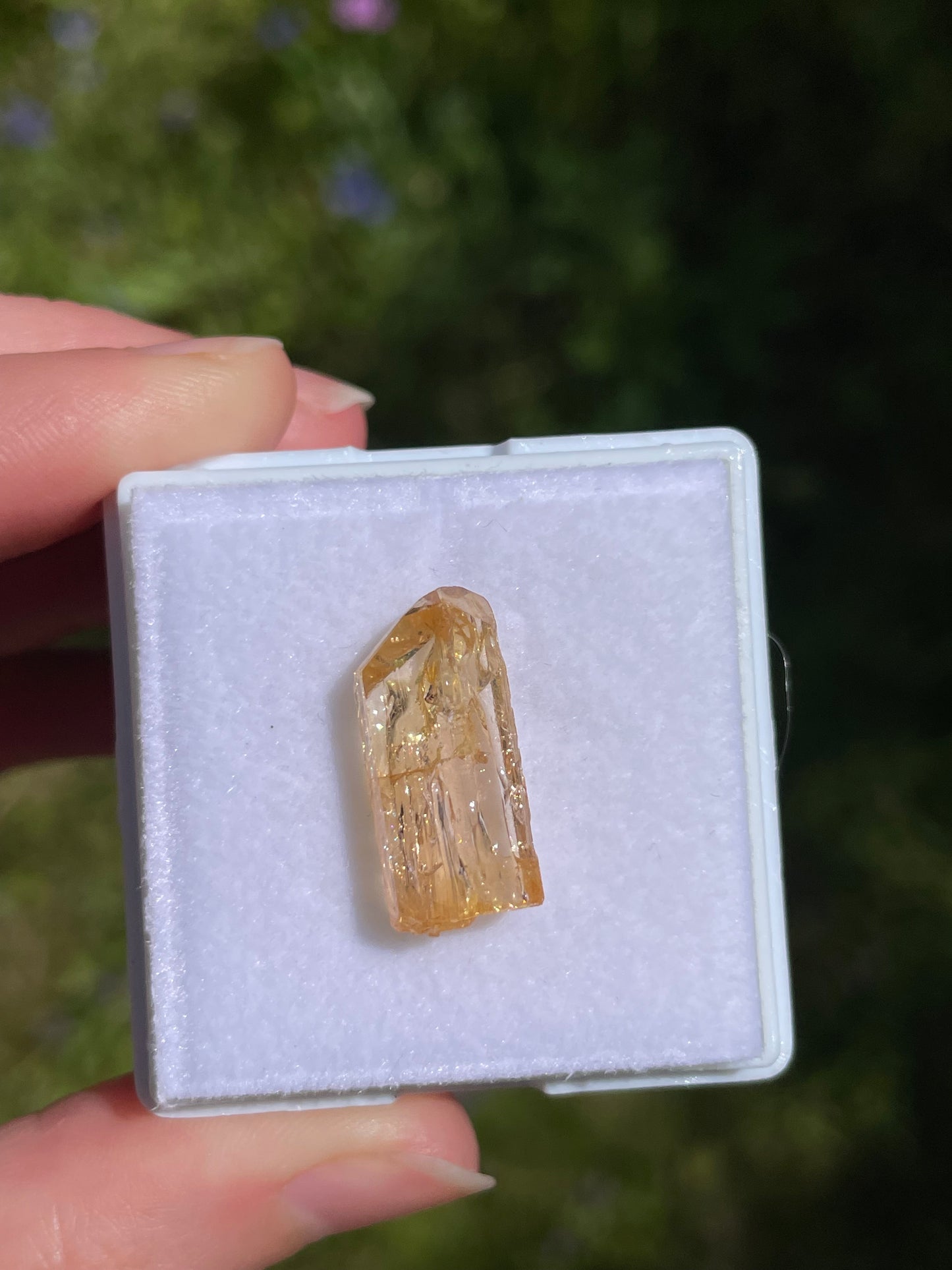 Imperial Topas mineral specimen aus Zambia