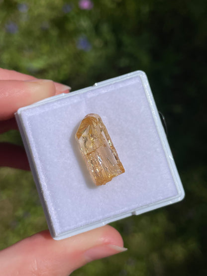 Imperial Topas mineral specimen aus Zambia