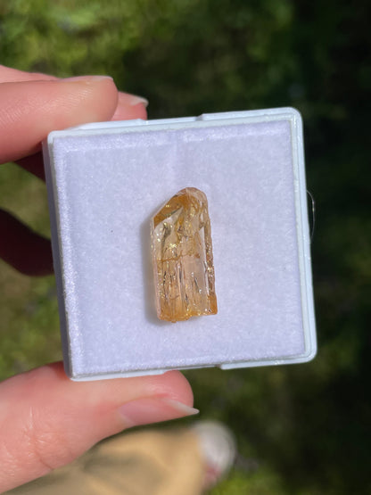 Imperial Topas mineral specimen aus Zambia