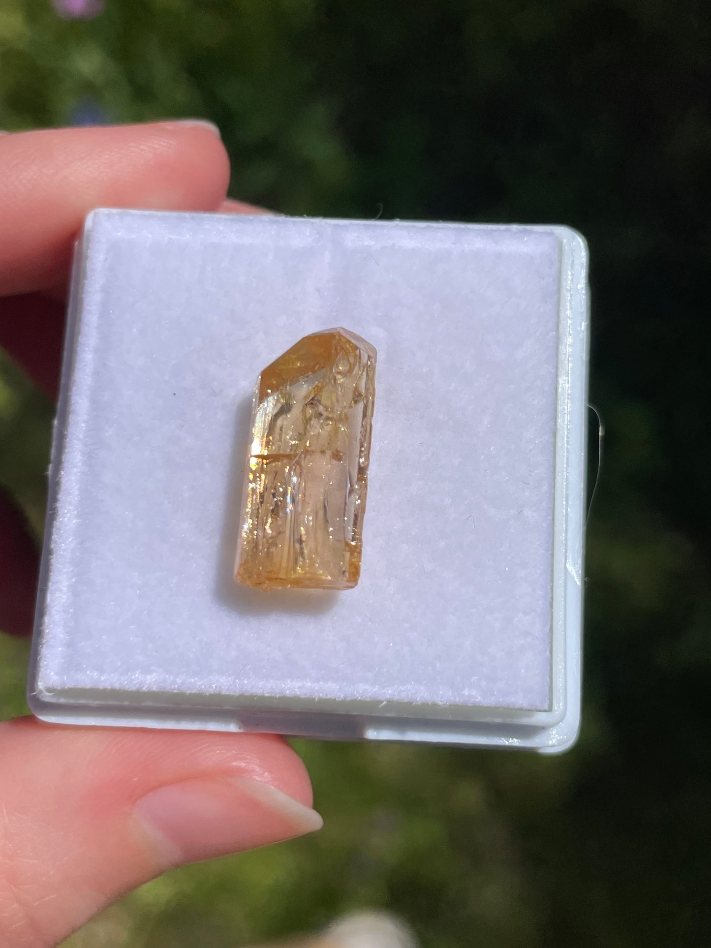 Imperial Topas mineral specimen aus Zambia