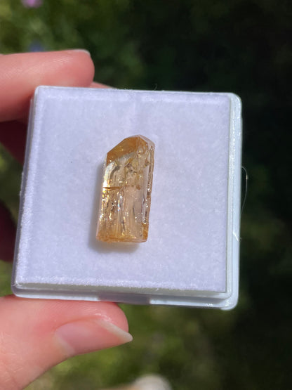 Imperial Topas mineral specimen aus Zambia