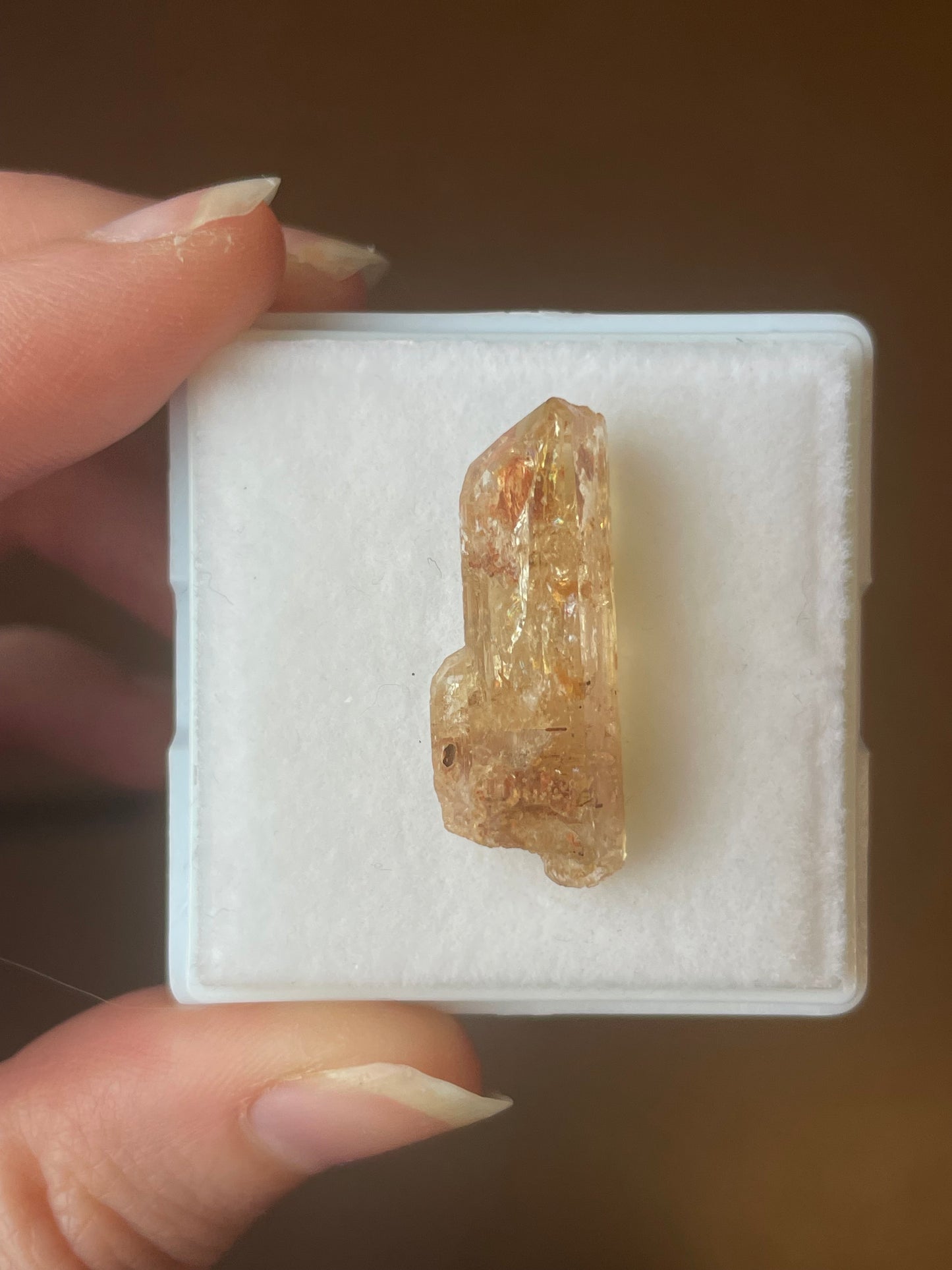 Imperial Topas mineral specimen aus Zambia
