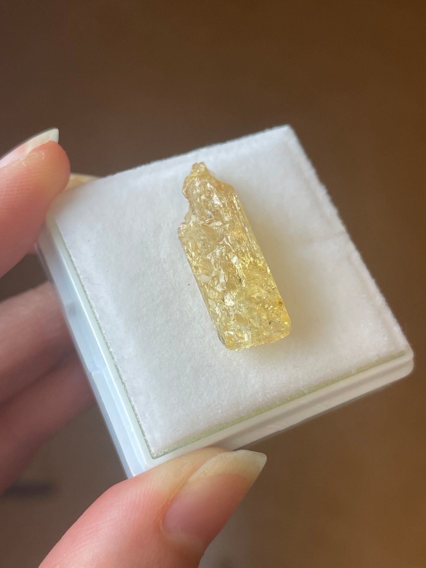 Imperial Topas mineral specimen aus Zambia topaz