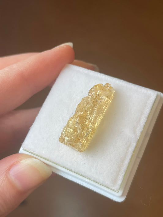 Imperial Topas mineral specimen aus Zambia topaz