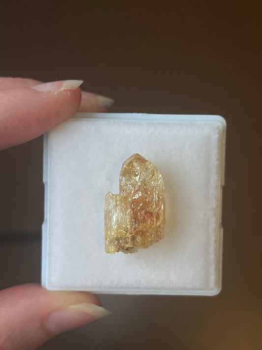 Imperial Topas mineral specimen aus Zambia