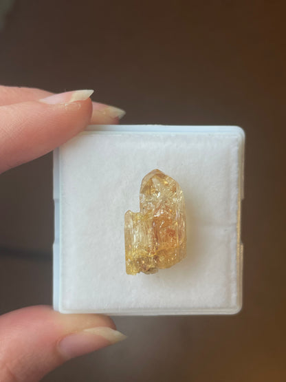 Imperial Topas mineral specimen aus Zambia
