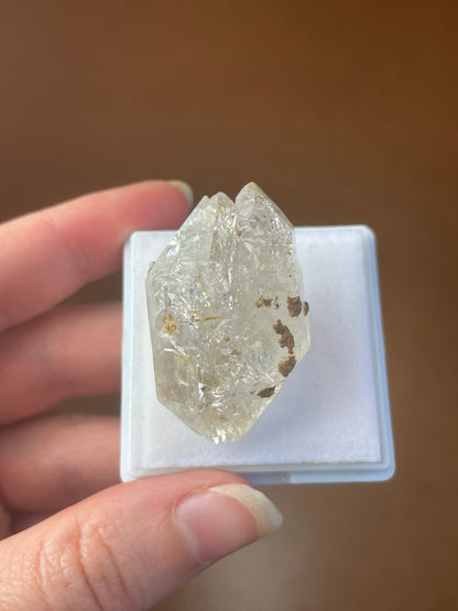 Herkimer Diamand Quarz mineral specimen doppelendig