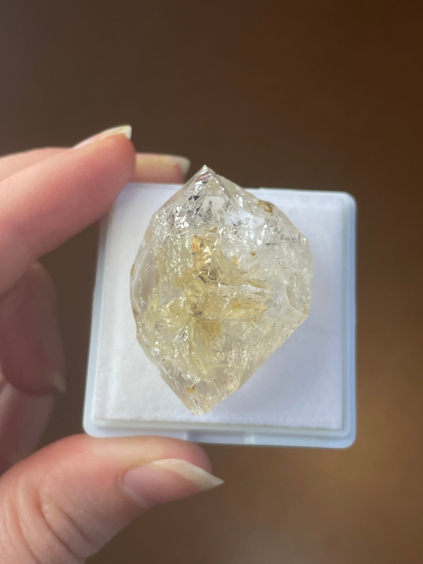 Herkimer Diamand Quarz mineral specimen doppelendig
