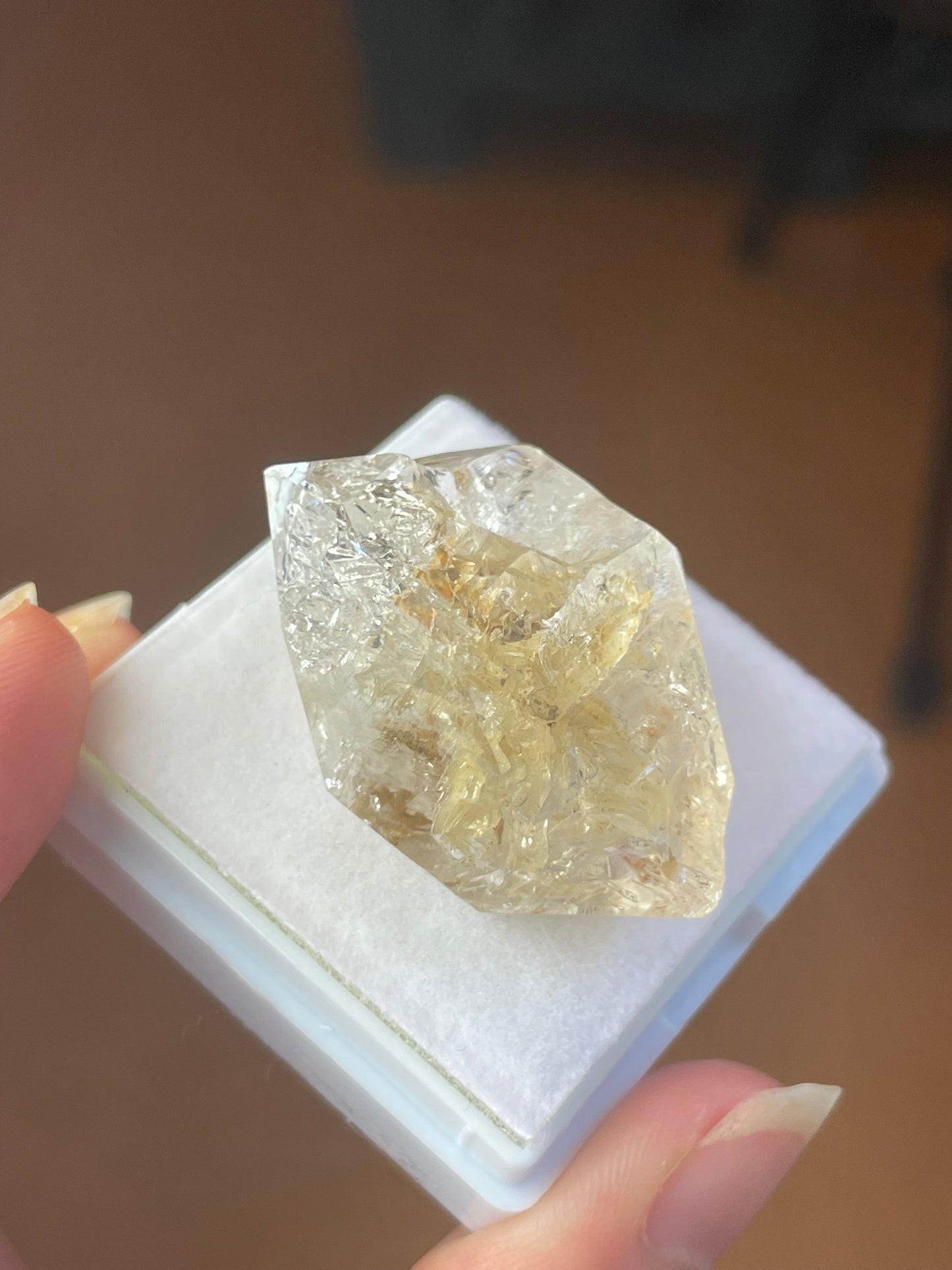 Herkimer Diamand Quarz mineral specimen doppelendig