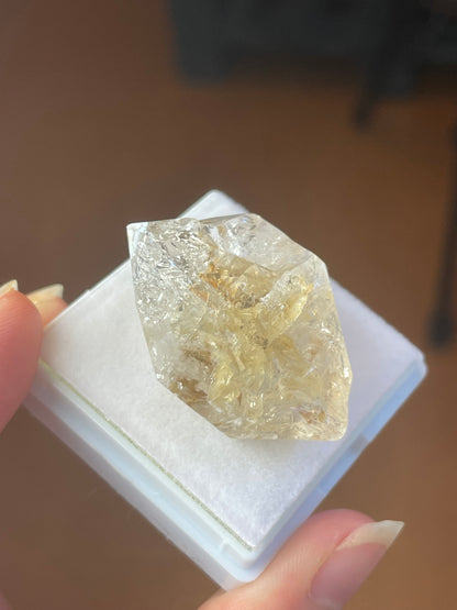 Herkimer Diamand Quarz mineral specimen doppelendig