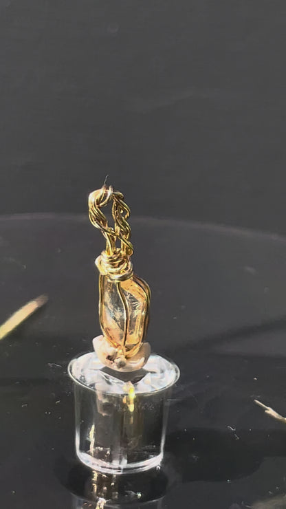 Topas Anhänger in 14k gold gefüllt