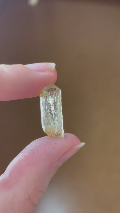 Imperial Topas set aus Zambia mineral